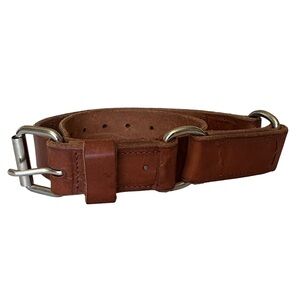Champion Los Angeles Cal Turf Leather Belt Tan Men’s Size Small